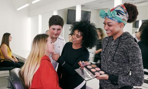 Attendees of the teen makeup camps get to experience what becoming a makeup artist is like.